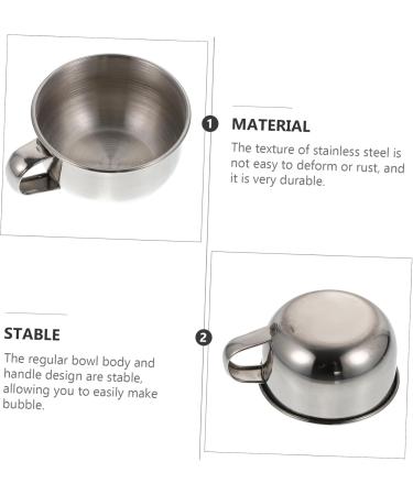 Beavorty 5 Pcs Shaving Soap Bowl Travel Set - Stainless Steel & Perfect for International Shipping - Buy Online on GoSupps.com