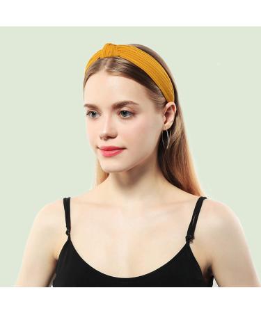 Women's Knotted Headbands 3-Pack - Stylish Workout Hairbands for Girls - Fall Fashion Hair Accessories by Gloppie - Buy Online on GoSupps.com