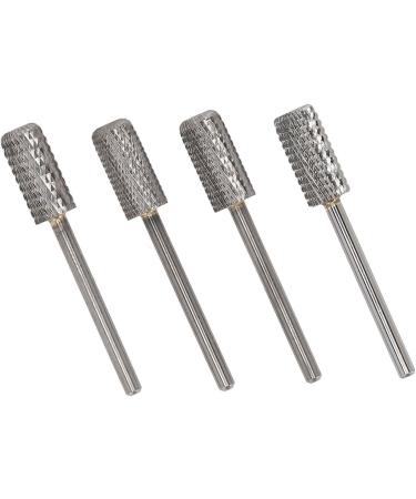 Nail Art Drill Polishing Removing Nail Gel 4 Pieces Nail Tungsten Steel Drill Grinding M C F XF with Storage Box for Nail Studio - Buy Online on GoSupps.com