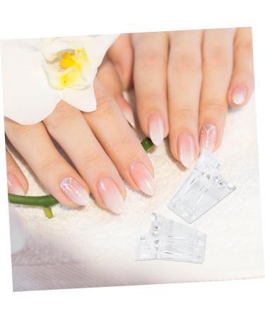 FRCOLOR Nail Art Clamp finger extension kit Plastic Manicure Clamps Finger Nail Builder Clamps clips manicure shaping Quick Building Manicure nail forms tool Extension Manicure Accessories As Shown 3.5X3cm - Buy Online on GoSupps.com