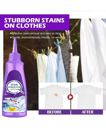 Symmetry Stain Remover Symtmetry Enzyme Laundry Stain Remover Active Enzyme Laundry Stain Remover Purple Bottle Stain Remover for Clothes Laundry (1 Bottle) - Buy Online on GoSupps.com