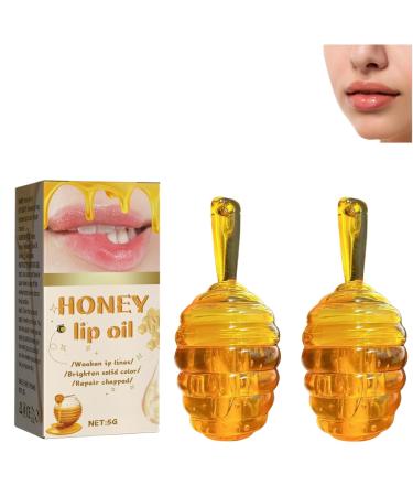 Honey Moisturizing Lip Oil,Honey Moisturizing Lip Oil,Moisturizing Lip Gloss,Cracked Lip Care Oil,Nourishing and Repairing Lip Lines,Non-Sticky,Hydr