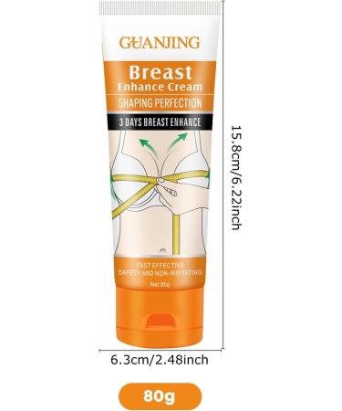  LINGJIONG Breast Enlargement Cream 80g - Firming and tightening cream for natural breast enlargement nourishing fuller lifts your breasts - Buy Online on GoSupps.com