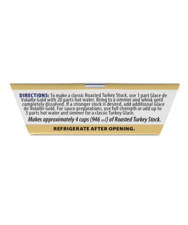 More Than Gourmet Glace De Volaille Gold Roasted Turkey Stock 1.5oz - Premium Quality - Buy Online on GoSupps.com
