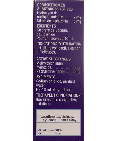 ORIGINAL Collyre Bleu Blue Laiter Eye Drop - 10ml - New Packaging Same Formula! - Buy Online on GoSupps.com