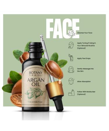 Organic Argan Oil - Cold Pressed Beauty Elixir for Hair Skin & Nails - Multi-Purpose Unrefined Rich in Nutrients - International Shipping Available - Buy Online on GoSupps.com