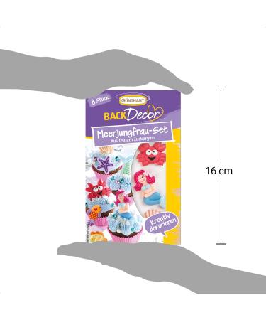 Buy G nthart Mermaid Backdecor Set - 8 Sugar Figures for Baking | International Shipping - Buy Online on GoSupps.com