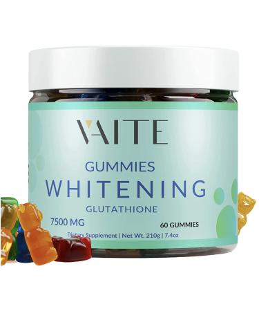 Glutathione Supplement for Skin - Remover of Dark Spots and Scars - (60 Gummies) Effective of Excessive Body Pigmentation Acne Scar Remover Antioxidants Anti-Aging Bleaching
