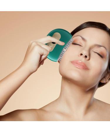 Hair Growth EMS Lift Scalp Massage Tool - 4 Modes Gua Sha for Deep Relaxation & Stress Relief for Adults & Kids - Meridian Brush Green - Buy Online on GoSupps.com