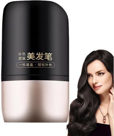 Stick Colorant pour Cheveux avec Peigne | Tenue Longue Dur e et Anti-transpiration Stick de camouflage capillaire | Pour Femmes et Hommes Maison Bureau Voyage Quotidien Noir naturel - Buy Online on GoSupps.com