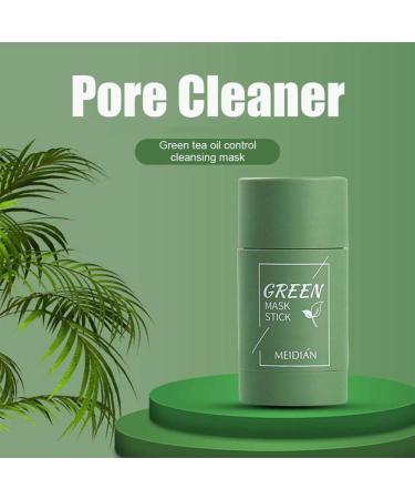 ikasus Green Tea Purifying Clay Stick Mask Green Tea Stick Deep Cleansing Oil Control Facial Mask Eggplant AntiAcne Cleansing Solid Mask Blackhead Remover Fine Solid Mask Pores Shrink 2 Pcs Green - Buy Online on GoSupps.com