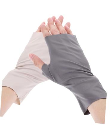 Healeved 2 Pairs Anti-uv Gloves for Gel Nails Uv Gloves for Manicure Nail Uv Protection Gloves for Women Womens Gloves Uv Gloves for Gel Manicures Nail Lamp Women's Nylon Summer - Buy Online on GoSupps.com