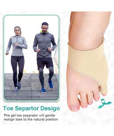 Soft Silicone Pinky Toe Bunion Corrector with Anti-Slip Strap for Pain Relief - Toe Cushions for Calluses, Corns & Blisters - Buy Online on GoSupps.com