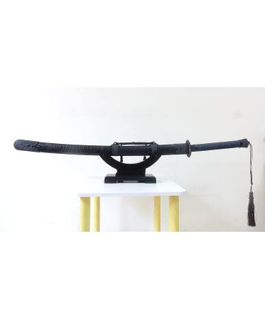 MANNIFEN Solid Wood One-Layer Sword Stand | Desktop Samurai Sword Hanger for Katana Wakizashi Tanto | Weapon Rack Display Holder - Buy Online on GoSupps.com