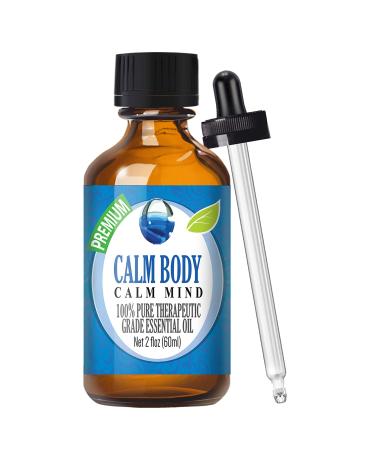 Healing Solutions Calm Body Mind Blend Essential Oil - 100% Pure Therapeutic Grade 60ml