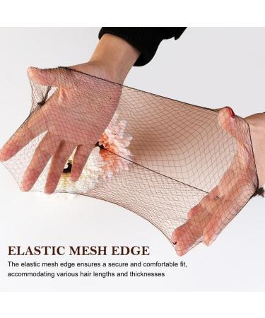 20pcs Hair Nets for Buns Invisible Hair Bun Net 50cm Elastic Hair Bands with Elastic Edge Mesh 40 Pieces U Shaped Pins Ballet Hair Net for Girls Dancers Women(brown) - Buy Online on GoSupps.com