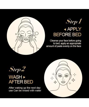 Gold mask 120 g antiaging gold mask mask with leaveon applicator pore deep cleansing reduces fine lines and firms the skin facial mask - Buy Online on GoSupps.com