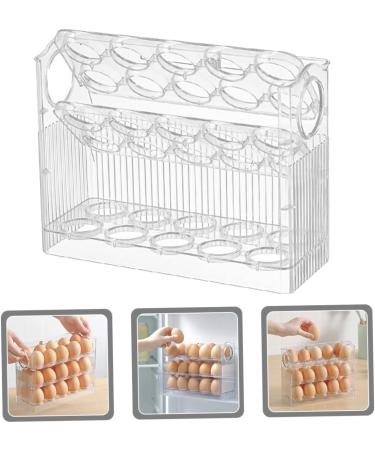 PRETYZOOM Egg Storage Box Egg Holder for Fridge Egg Storage Drawer Egg Preservation Holder Side Door Egg Plate - Buy Online on GoSupps.com