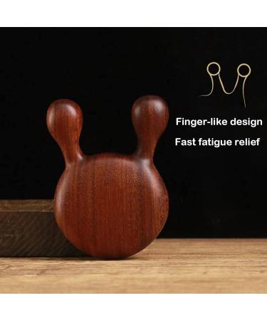 Sandalwood Natural Facial Massager Eye Massager Meridian Grooming Lymphatic Drainage Gua Sha Comb (A02) - Buy Online on GoSupps.com