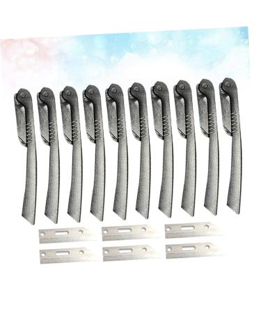 Minkissy Eyebrow Removal & Dermaplaning Tool Kit - 10-Piece Beauty Face Razor Set for Flawless Skin | International Shipping - Buy Online on GoSupps.com