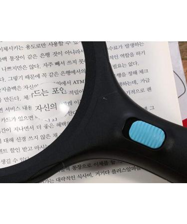 Magnifying Glass Led Magnifier 1.8X 5X Illuminated Magnifier Handheld with 12 Led Lights Reading Magnifying Glass Double Glass Lens for Seniors Read Coins Stamps Map  - Buy Online on GoSupps.com
