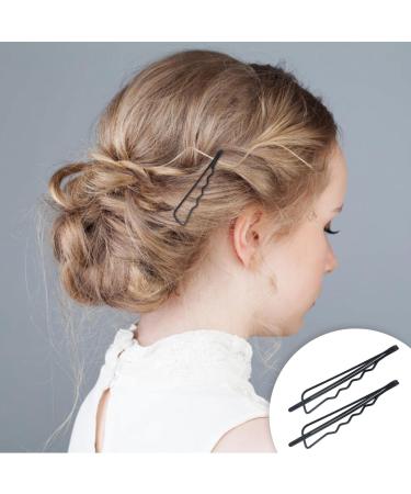 Non-Slip Black Metal Hair Clips Barrettes Bobby Pins - 40 Pack Simple Plain Hair Accessories - Women Girls - Buy Online on GoSupps.com