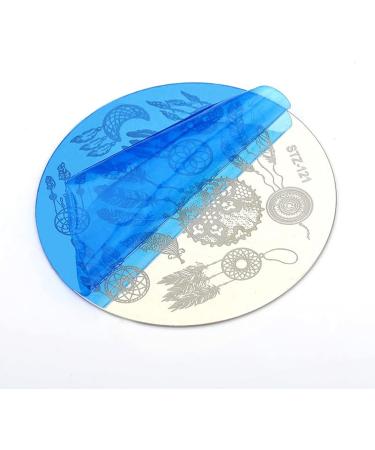 Encomy Nail Art Stamping Kit - DIY Manicure Tool with Clear Nail Stamp & Pressure Templates for Stunning Nail Designs - Buy Online on GoSupps.com