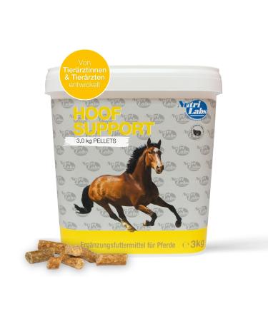 Nutrilabs Hoof Support Pellets 3 KG - Dietary supplement hoof care - Horse and Huft - MSM horse - Health products for horses - Dietary supplement - Biotin horse - horse -hoof