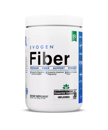 Evogen Fiber - Premium Fiber Powder Supplement | No Bloat Constipation & Gut Health Support | Unflavored | 30 Servings
