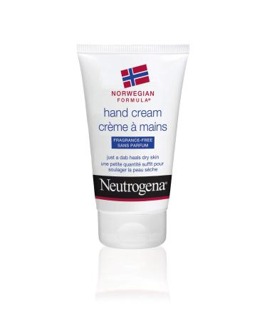 Neutrogena Norwegian Formula Unscented Hand Cream Dry Skin Instantly Smoothing Fragrance Free 50mL Norwegian Hand Lotion