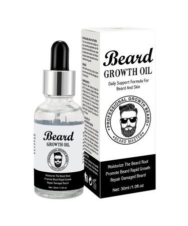 Beard Growth Oil Daily Support Formula Moisturizing Roots Repair Damaged Hair 30ml / 1fl.oz