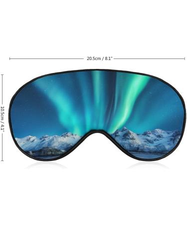 Aurora Sleep Mask Eye Cover - Adjustable Strap, Blocks Light - Men Women Sleep Blindfold for Night, Travel, Nap - Buy Online on GoSupps.com