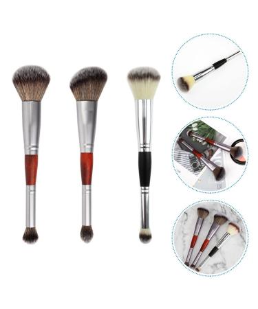 FRCOLOR 9 Pcs Double-Ended Makeup Brush Set - Premium Eyeshadow Applicators & Tools for Women - Wooden Handle Cosmetic Kit - Buy Online on GoSupps.com