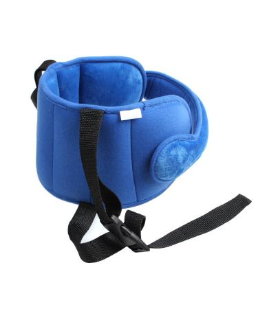 AIPINQI Car Seat Head Support Kids Toddler Carseat Head Support Band Head Strap Head Support for Car Seat Safe Sleep Solution for Car Plane Travel Blue