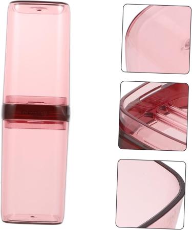 Portable Travel Washing Cup & Toothpaste Storage Case - Perfect Travel Accessory for Body Care - 20.5x7x7cm Red - Buy Online on GoSupps.com