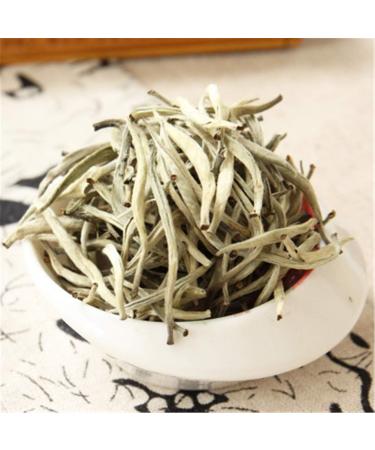 Buy Organic Bai Hao Yin Zhen Silver Needle White Tea | Premium Loose Leaf Herbal Tea (50g-500g) - International Shipping Available - Buy Online on GoSupps.com