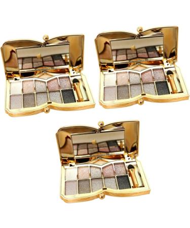 Angoily 3pcs # Eyeshadow Colors Brush Glitter Colorful Mirror With Makeup & Shadow - Buy Online on GoSupps.com