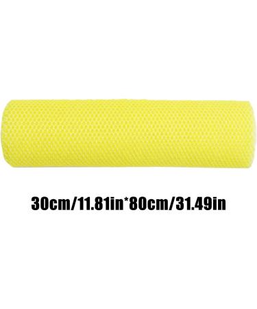 African Bath Sponge African Mesh Cloth Shower Net Scrubber Washcloth - Elastic Bath Sponges Dead Skin Removal for Women & Men Daily Use Yellow - Buy Online on GoSupps.com
