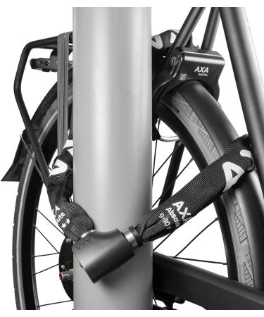 Buy AXA Absolute 9-110 High Security Bicycle Lock | 14 Security Level | 110 cm x 9 mm | Durable Black Polyester Cover - International Shipping Available - Buy Online on GoSupps.com
