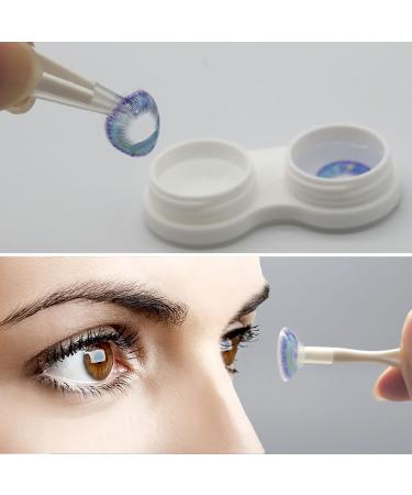 Portable Rose Gold Contact Lens Case with Cleaner Washer Eye Lens Applicator & Solution Bottle - Travel Size Kit for Daily Use - Buy Online on GoSupps.com