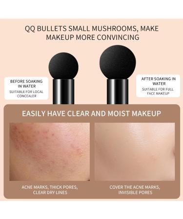  Qikam Air Cushion Concealer Bb Cream Foundation Air Cushion Bb Cream Cushion Mushroom Head Moisturizing Moisturizing Air Cushion Long Lasting Foundation Cover Concealer - Buy Online on GoSupps.com