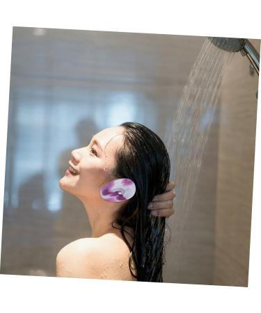 Ipetboom 1 Pair soft earmuffs ear caps for hair dye multicolor baking oil silicone ear covers ear defenders water proof ear covers for hair dryer heat shower cap 7.60X5.00X2.00CM As Shown 3 - Buy Online on GoSupps.com