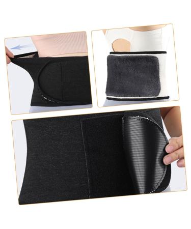 FRCOLOR Breathable Warm Waist Belt - Wear-resistant Lumbar Support Sleeve for Training - Multi-function Accessory 101x20x1.8CM Black - Buy Online on GoSupps.com