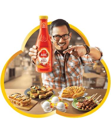 FOOD BY BOX ABC Spicy Sambal Asli Original Sauce 335ml Halal Pack of 2 - Product of Indonesia by Food By Box - Buy Online on GoSupps.com
