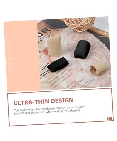 2 Pairs Hand Toe Protector - Soft Silicone & Fabric Toe Sleeves for Hammer Toes | Anti-Wear Open & Closed Toe Caps - Buy Online on GoSupps.com