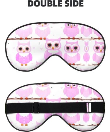 Cute Owl Eye Mask | Soft Elastic & Adjustable Nighttime Comfort for Men & Women - International Shipping Available - Buy Online on GoSupps.com