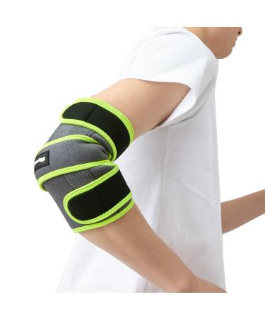 Elbow Brace  Adjustable Elbow Support with Dual-Spring Stabilizer  Elbow Immobilizer Stabilizer Support with Metal Splints  Fit for Reduce Tennis Elbow and Golfers Elbow Pain Relief  Arthritis Pain Relief Tendonitis at N...