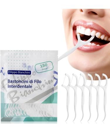 150 Pieces of Dental Floss by Filippo Bianchini | Family-Friendly Dental Care - Buy Online on GoSupps.com
