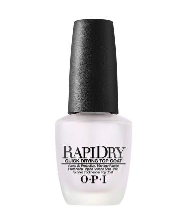 OPI RapiDry Nail Polish Drying Top Coat  High Shine & Glossy Finish  Quick Drying  Designed to Shine  Seal & Protect  0.5 fl oz - Buy Online on GoSupps.com
