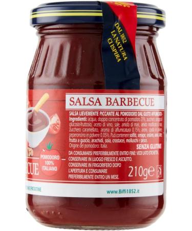  Italian Gourmet E.R. Pack of 6 Biffi barbecue salsa barbecue sauce mildly spicy with a smoky flavor 100% Italian tomato 210g + gourmet Italian polpa 400g - Buy Online on GoSupps.com